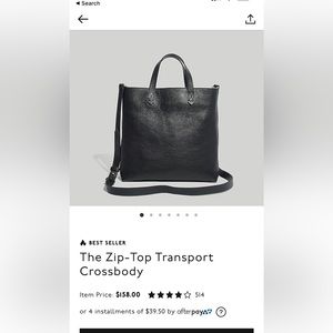 Madewell The Zip-Top Transport Crossbody